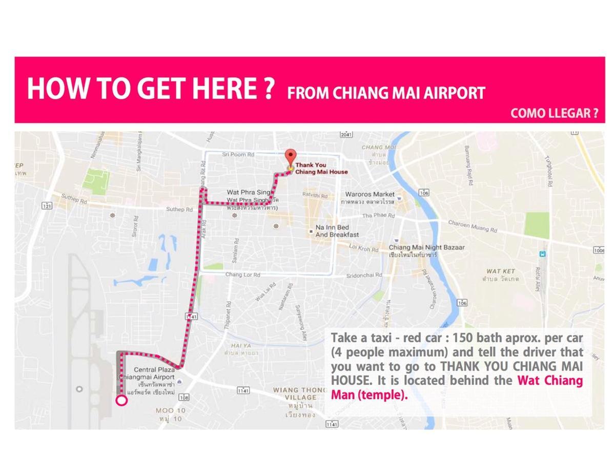 Thank You Chiangmai House Chiang Mai Exteriör bild